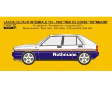 Decal – Lancia Delta HF Integrale 16V - 1990 Tour de Corse - Rothmans logos 1/24
